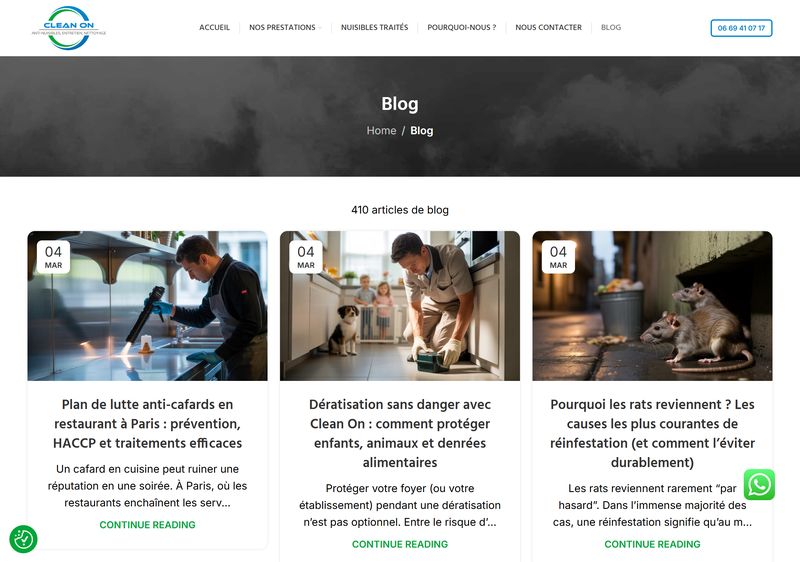 Blog Clean On