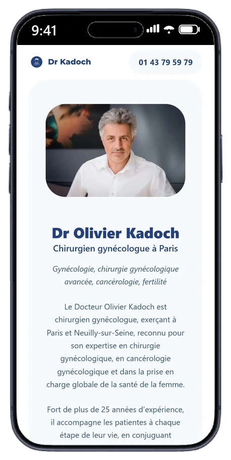 Dr Olivier Kadoch — version mobile