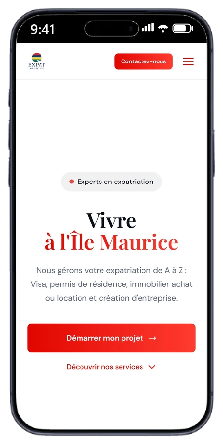 Expat Mauritius — version mobile
