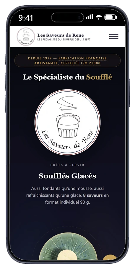 Les Saveurs de René — version mobile