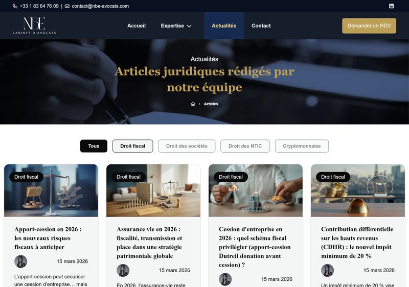 Blog NBE Avocats