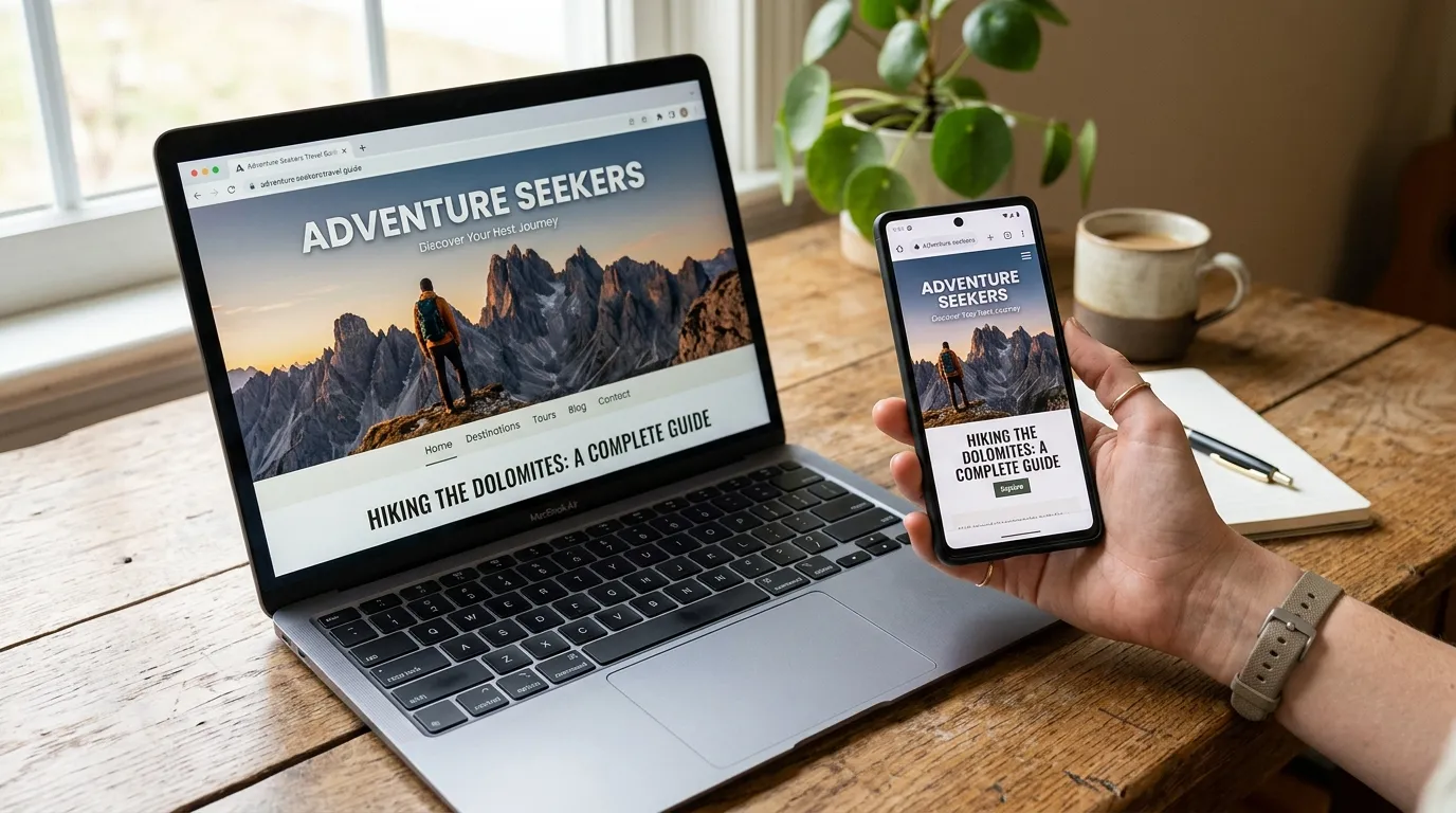 Illustration pour l'article : Site responsive : pourquoi votre site doit être parfait sur mobile et comment le vérifier
